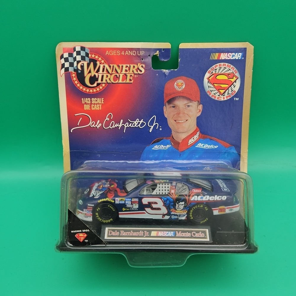 Vintage Dale Earnhardt Jr 1/43 Diecast Car Superman 1999 Winner's Circle Nascar